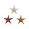12" Multicolor Metal Stars Outdoor Wall Décor, 3ct.